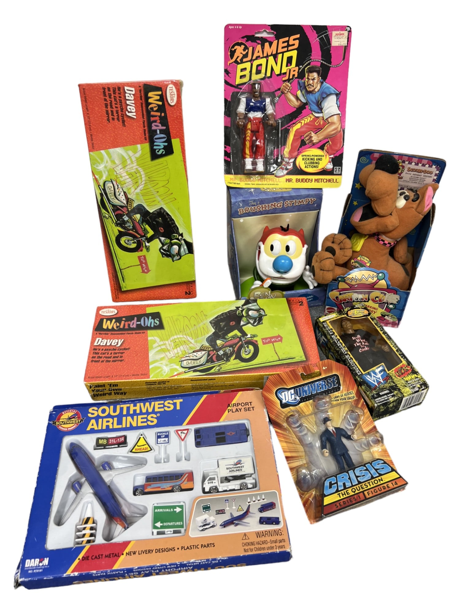 VINTAGE SEALED ACTION FIGURE TO COLLECTION JAMES BOND WEIRD OHS SCOOBY DOO (1 of 12)