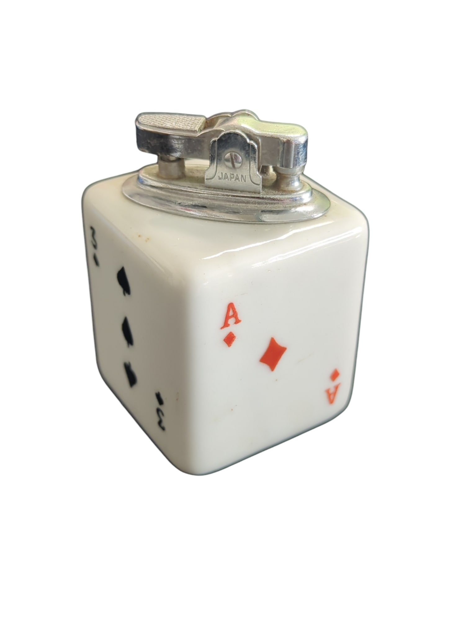 Vintage Japan card suits table lighter (1 of 3)