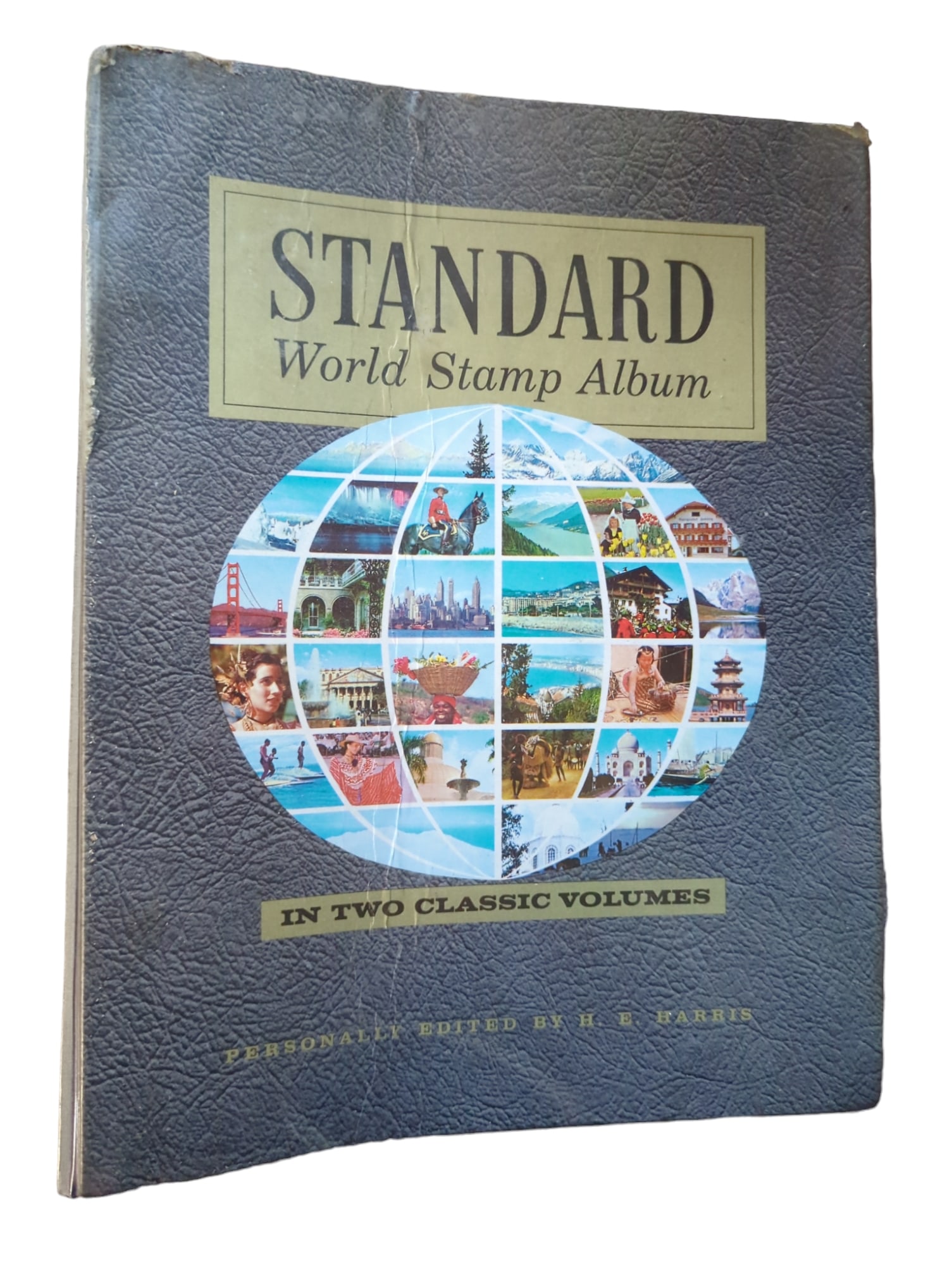 Vintage H.E. Harris Standard World Stamp Album (1 of 9)