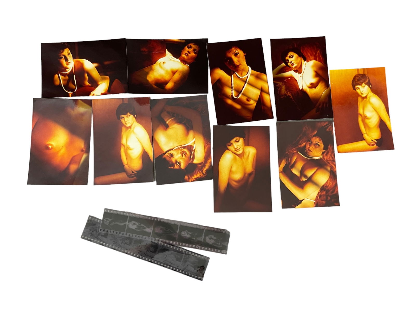 Vintage Pin Up Nude Female Model Photograph and Negative Film Collection: Vintage Pin Up Nude Female Model Photograph and Negative Film Collection