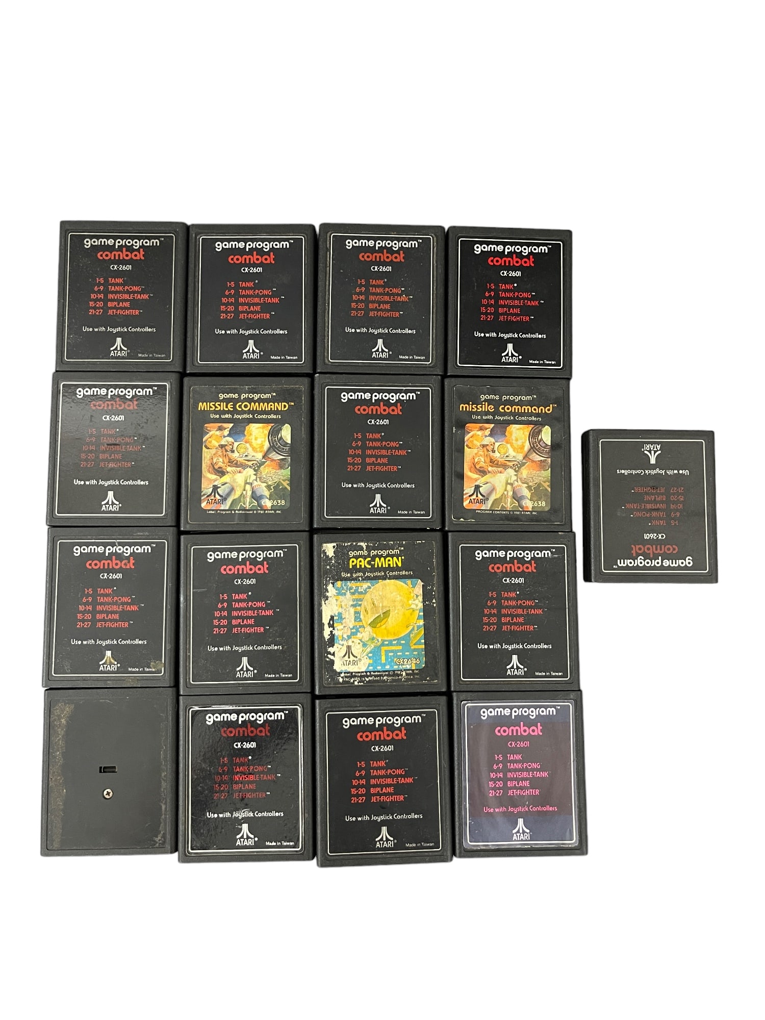 Atari Combat CX-2601 Video Games Original !978 Collection Lot of (1 of 6)