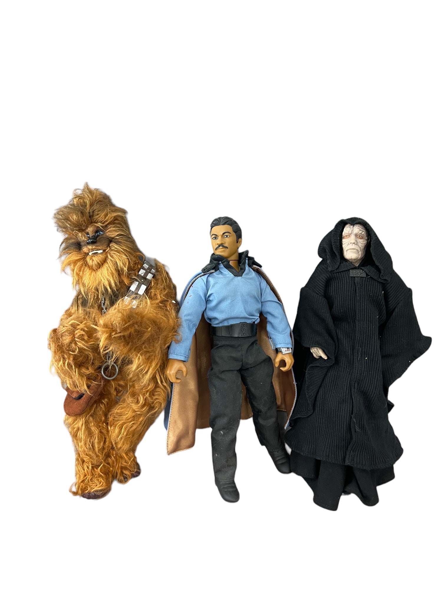 Star Wars Lando Calrissian Chewbacca Palpatine Action Figure Collection Lot (1 of 4)