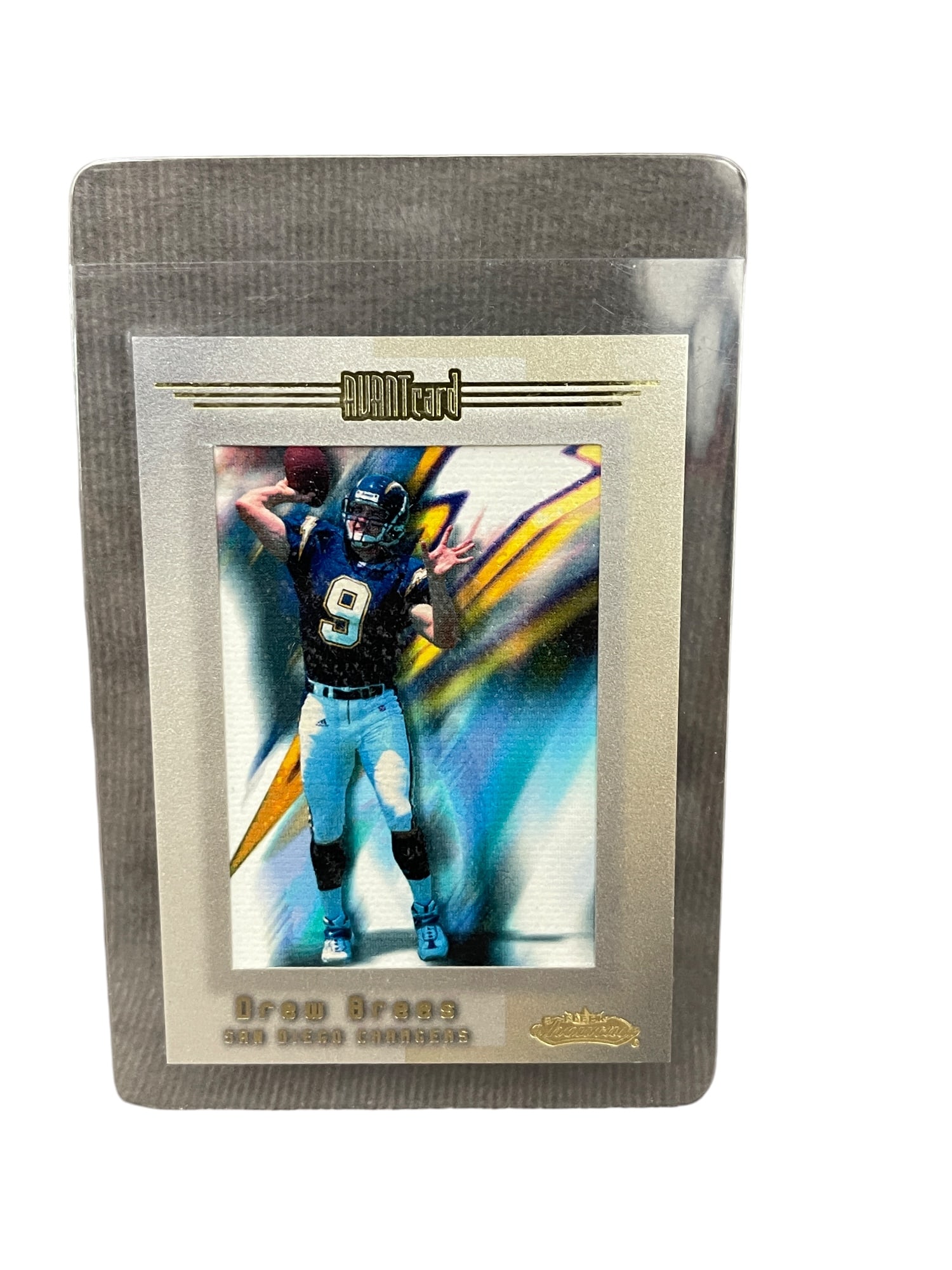 2001 Drew Brees San Diego Chargers Trading Card (1 of 4)