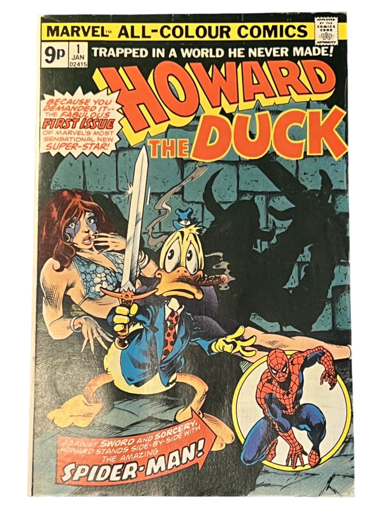 Howard the Duck #1 Marvel Comic Book (1 of 3)