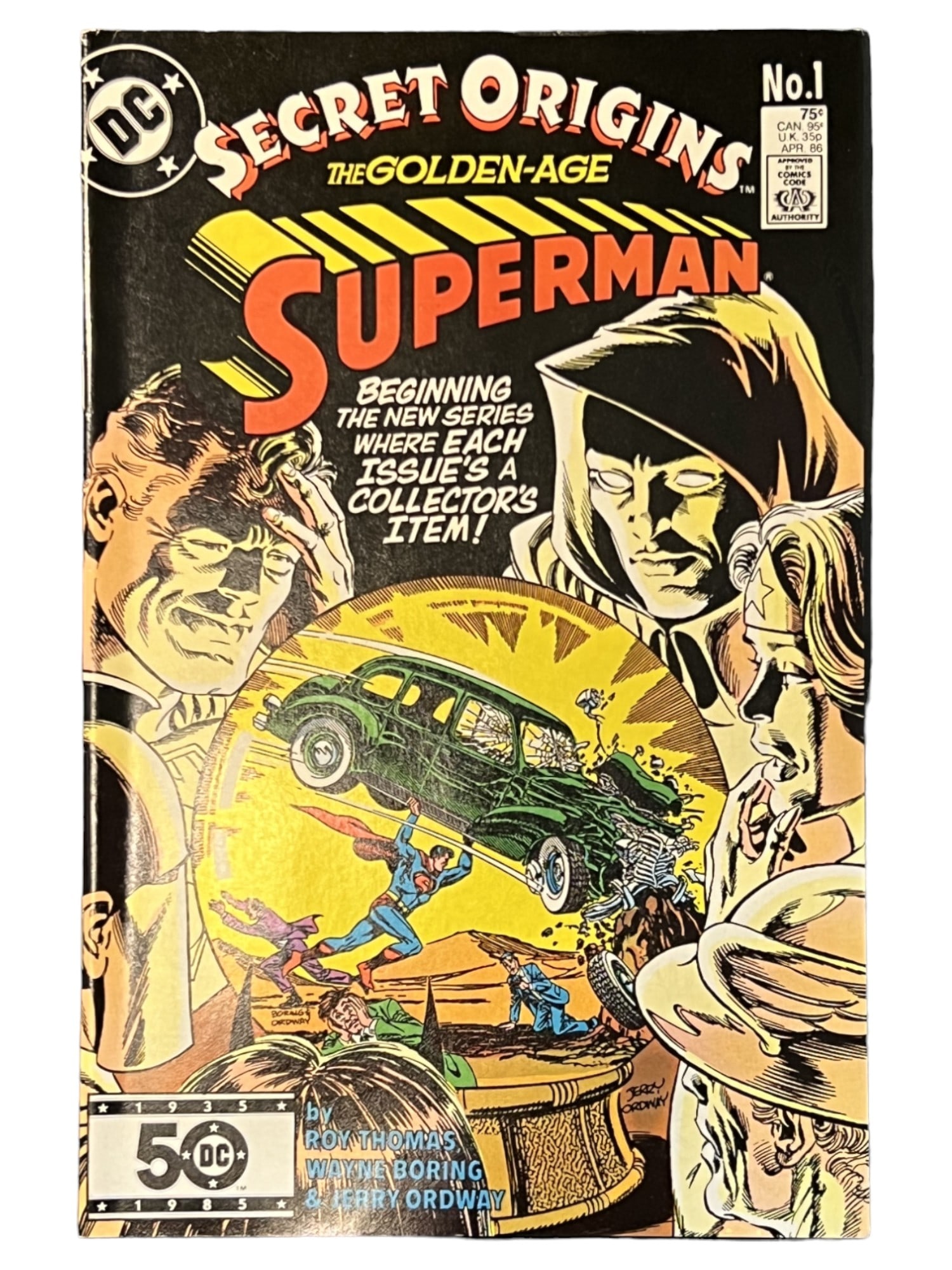 Secret Origins #1 The Golden Age Superman DC Comic Book (1 of 3)