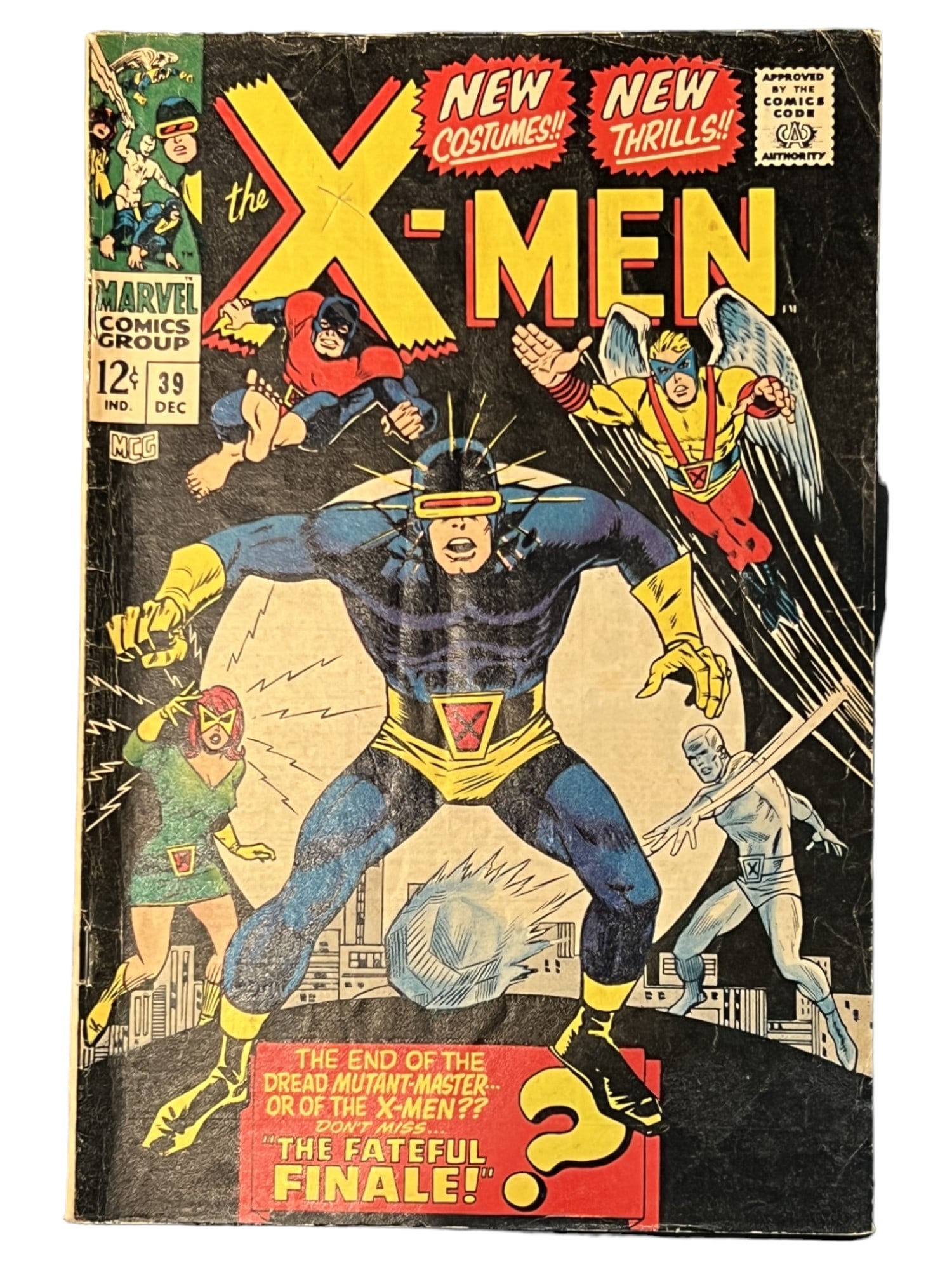 X-Men #39 Origin of Cyclops 1966 Marvel Comic Book (1 of 3)