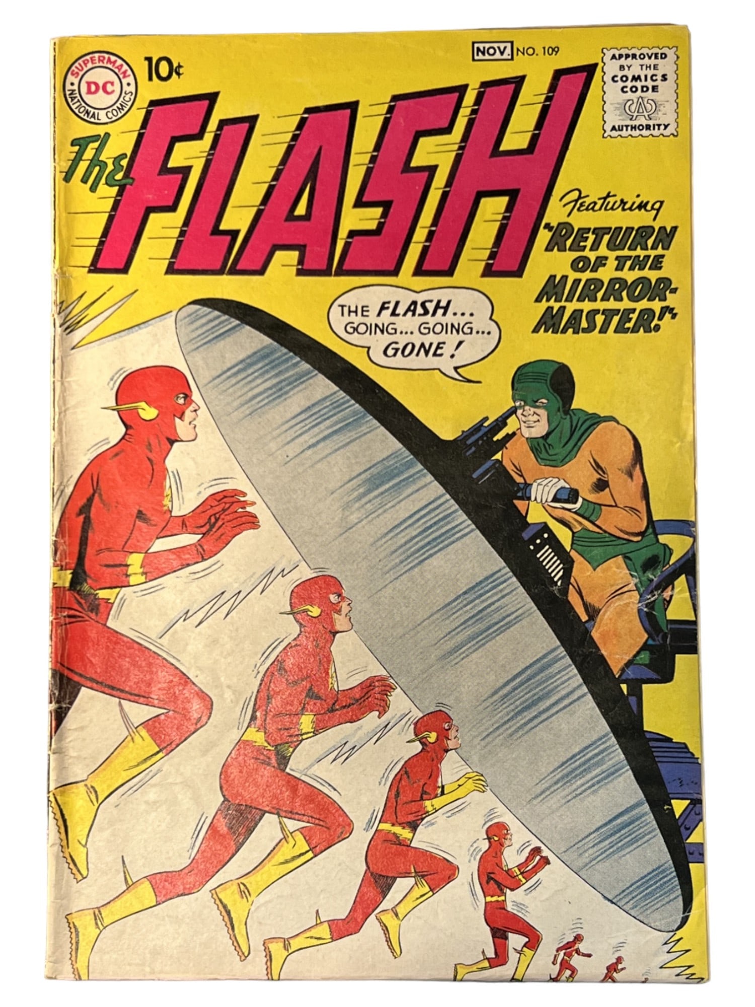 The Flash #109 DC 2nd Mirror Master Comic Book (1 of 5)