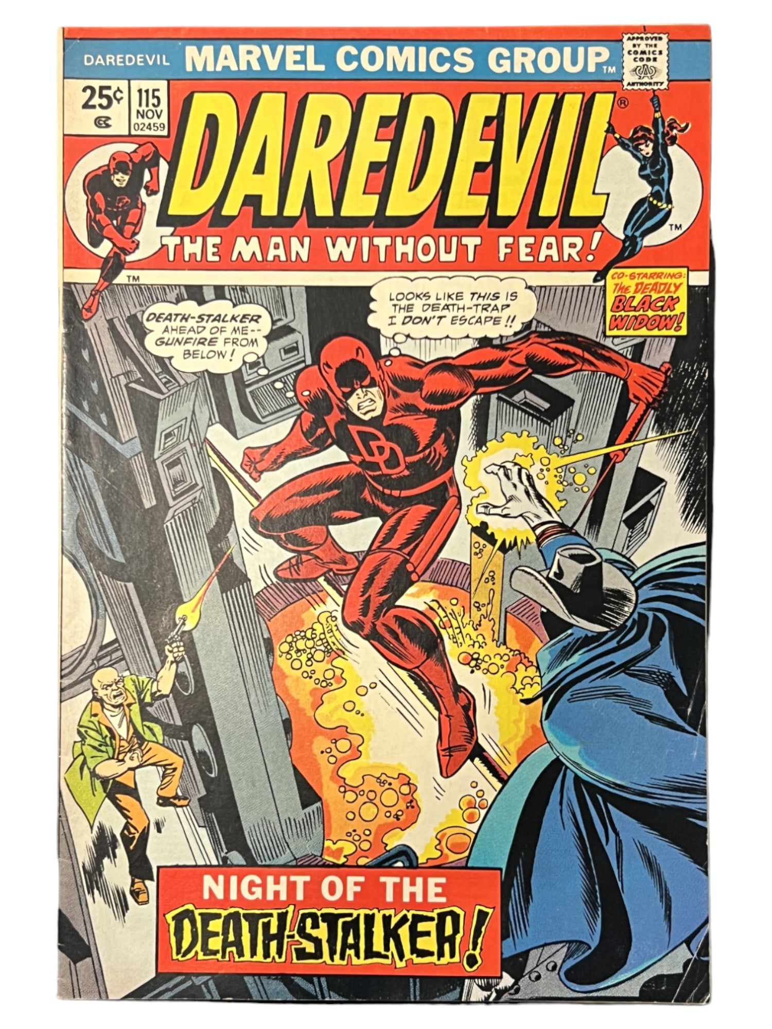 Daredevil #115 Marvel Ad for Hulk 181 1974 Comic Book (1 of 3)