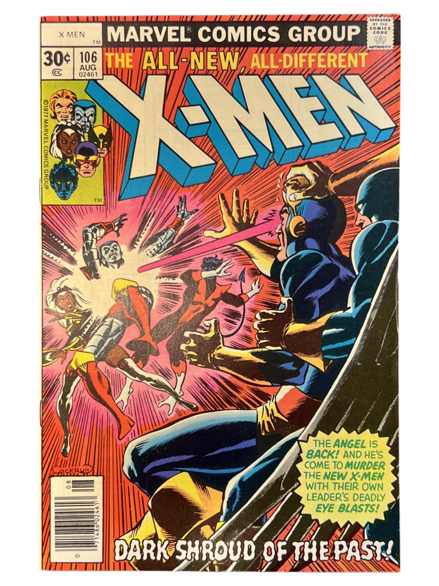 Uncanny X-Men #106 Marvel 1st Entity 1977 Comic Book (1 of 3)