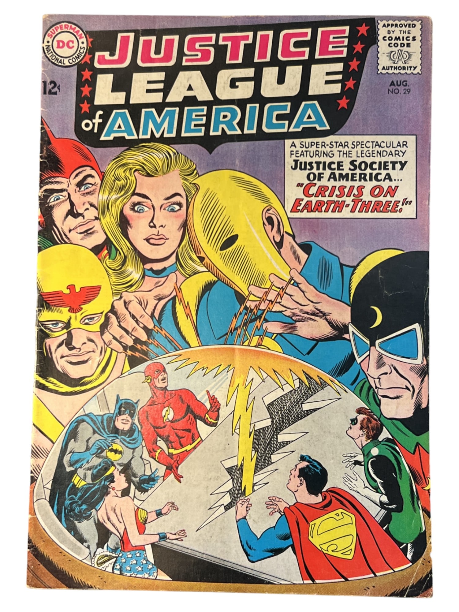 Justice League of America #29 DC 1st App Starman Crime Syndicate 1964 Comic Book (1 of 3)