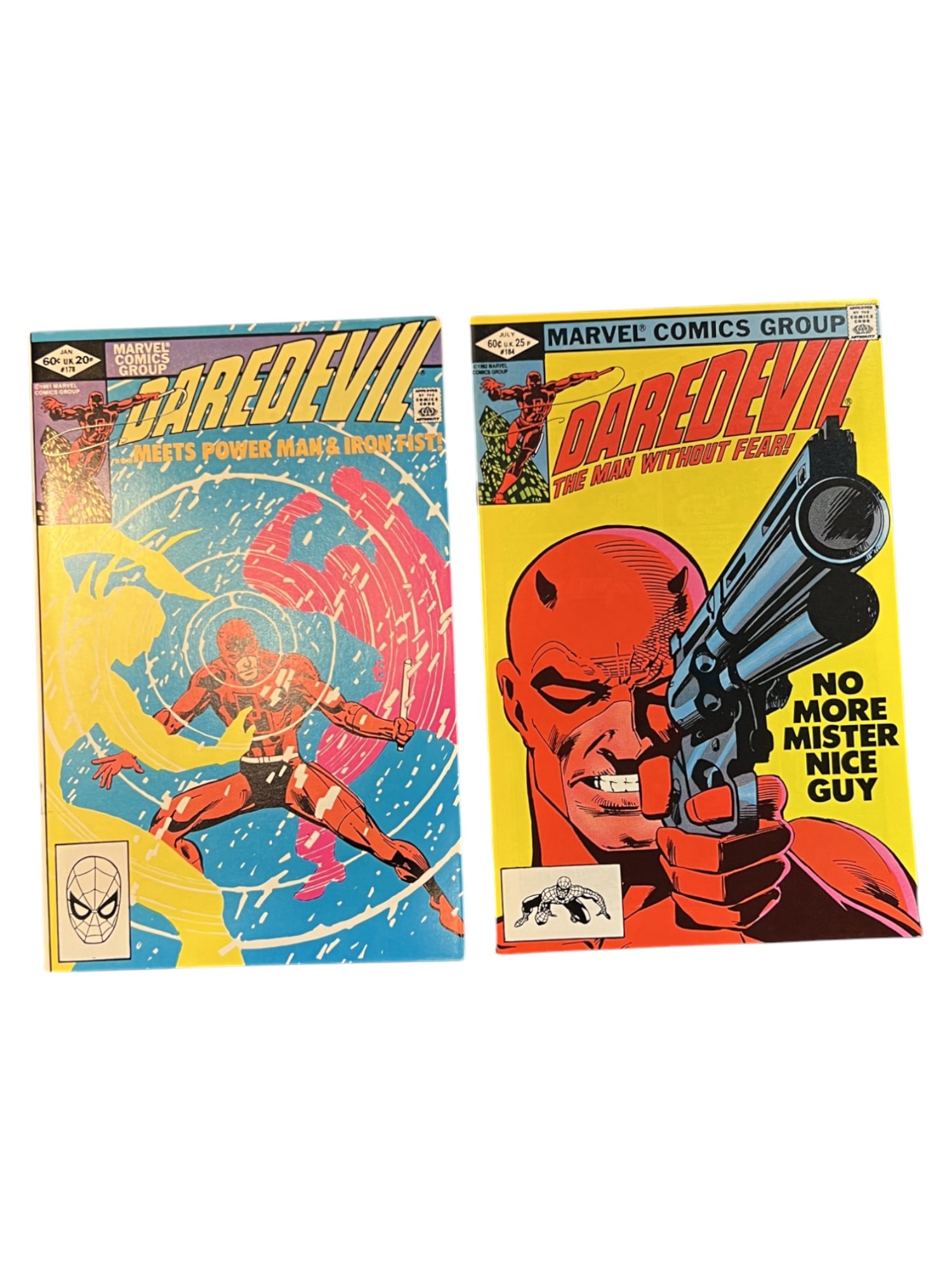 Daredevil #178 & #184 Marvel Comic Books (1 of 8)