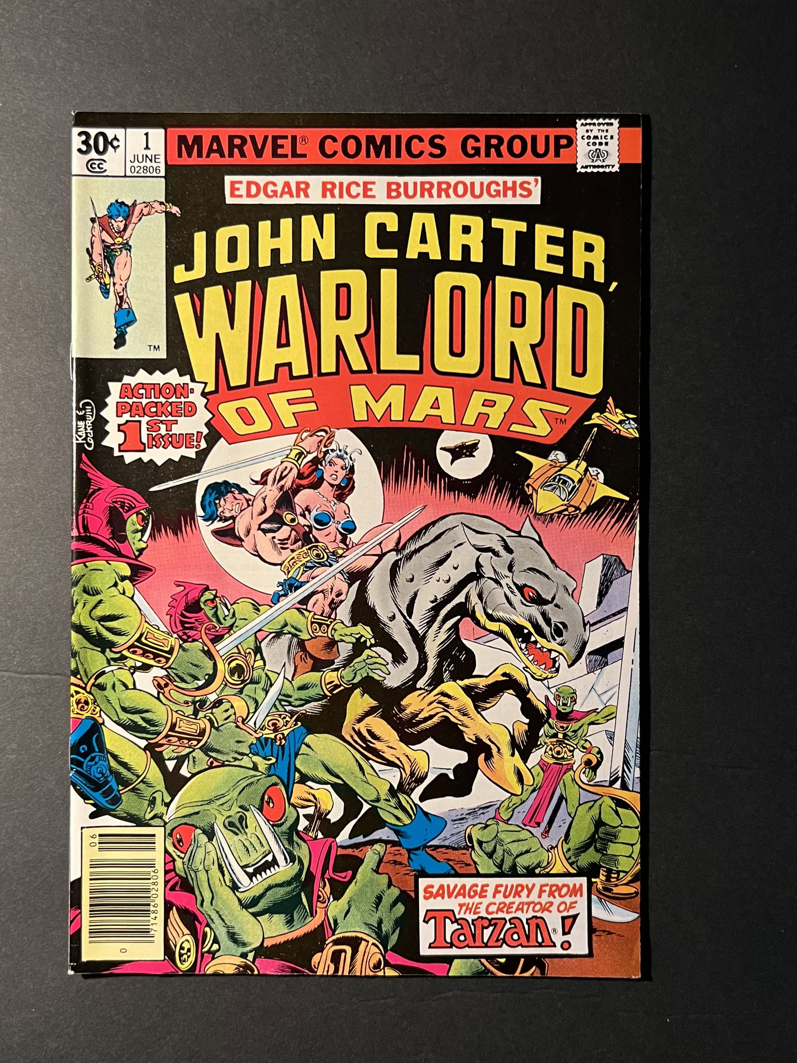 John Carter, Warlord of Mars #1 Marvel Comic Book (1 of 3)
