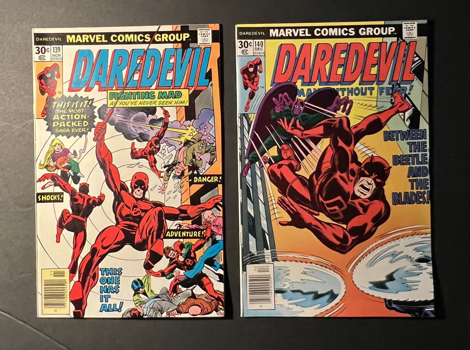 Daredevil #139 & #140 Marvel Comic Books (1 of 7)