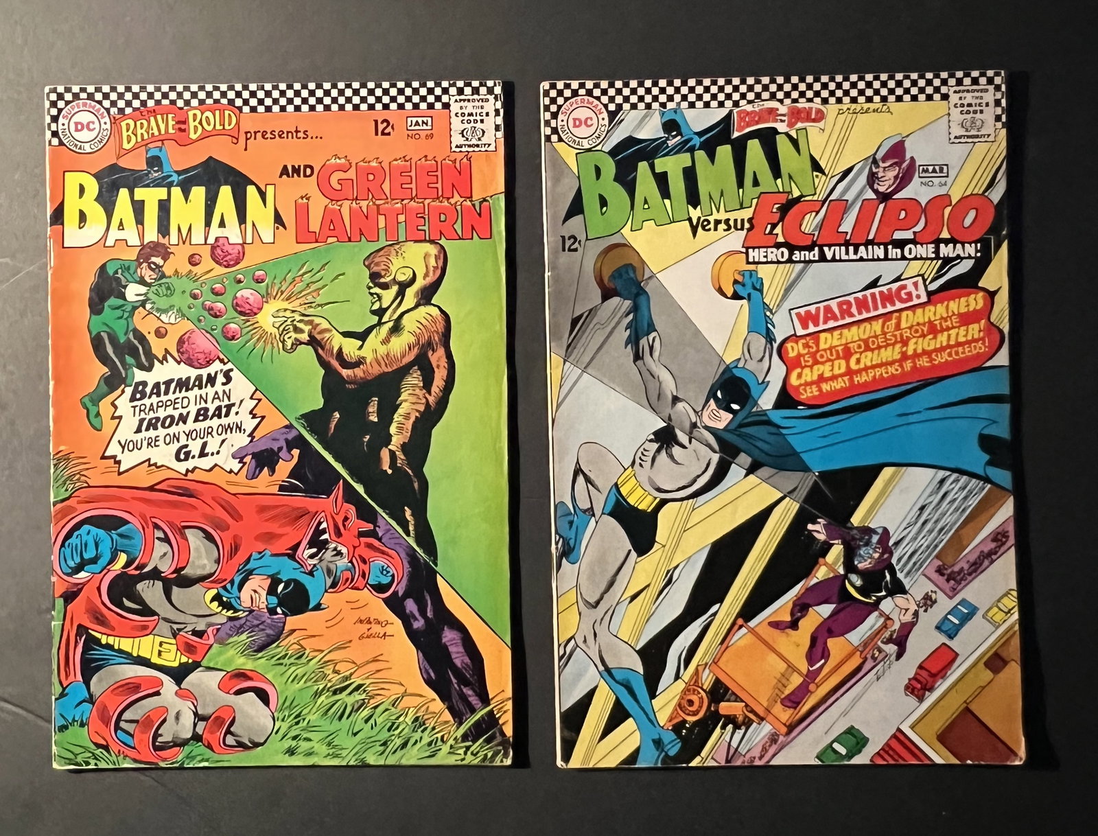 Brave and the Bold #64 & #69 DC Comic Book: Brave and the Bold #64 & #69 DC Comic Book