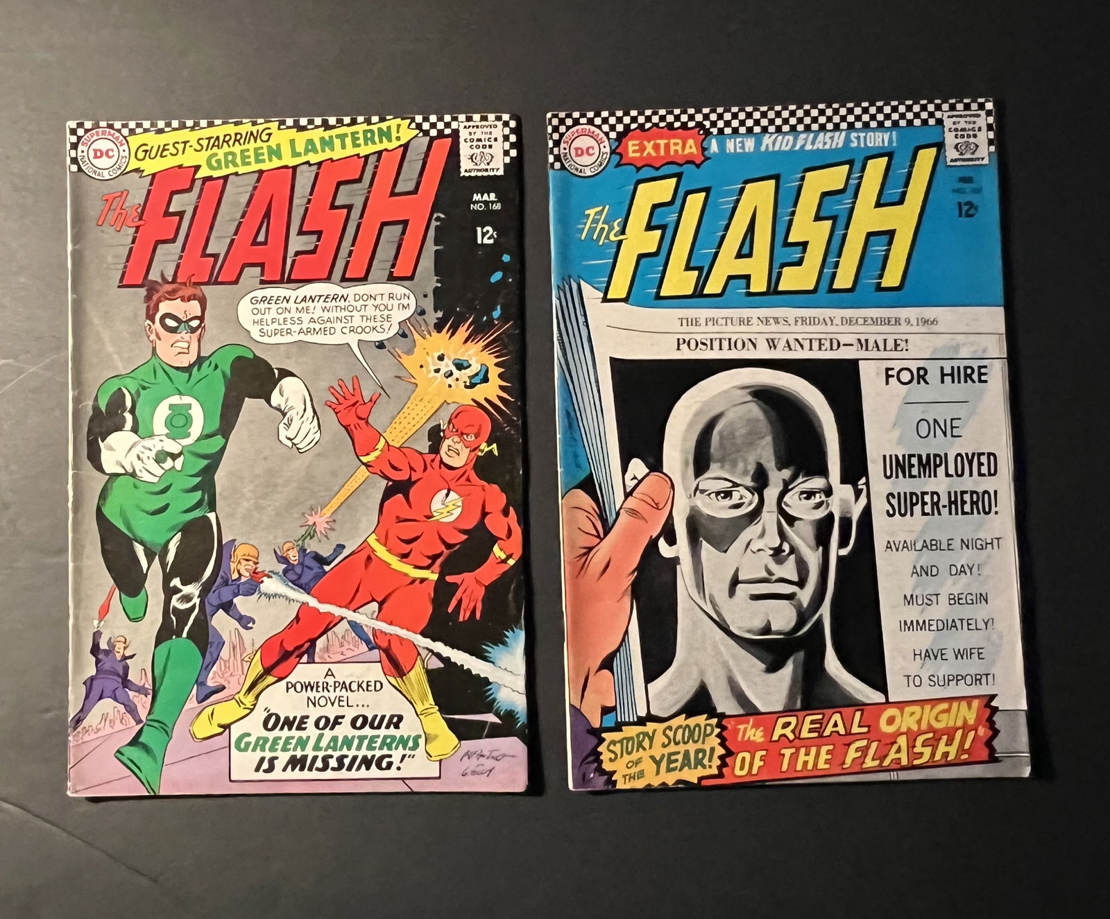 The Flash #167 & #168 DC Comic Books (1 of 3)