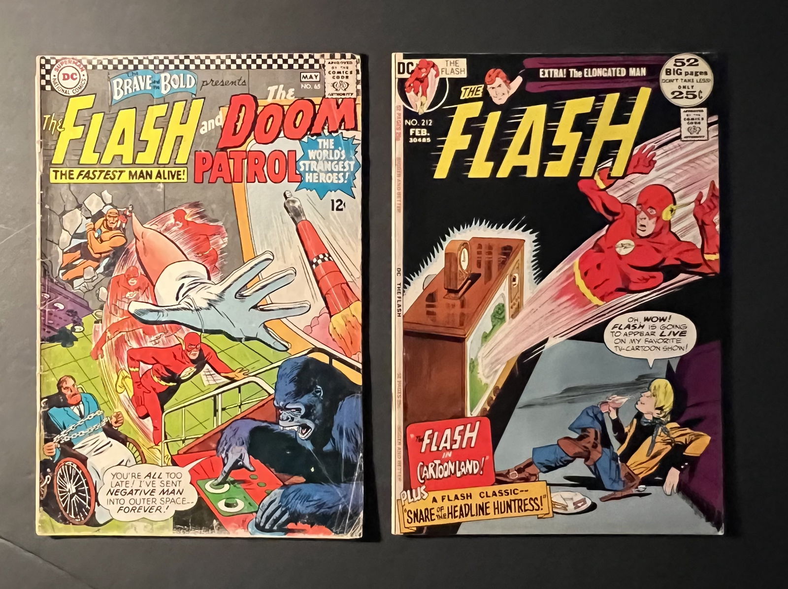 Brave and the Bold #65 & The Flash #212 DC Comic Books (1 of 4)