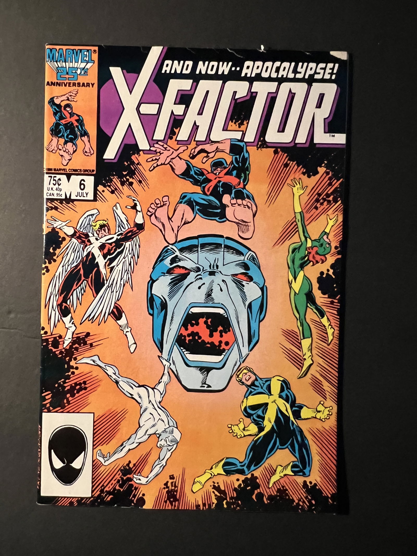 X-Factor #6 Marvel 1st Appearance of Apocalypse 1986 Comic Book (1 of 3)