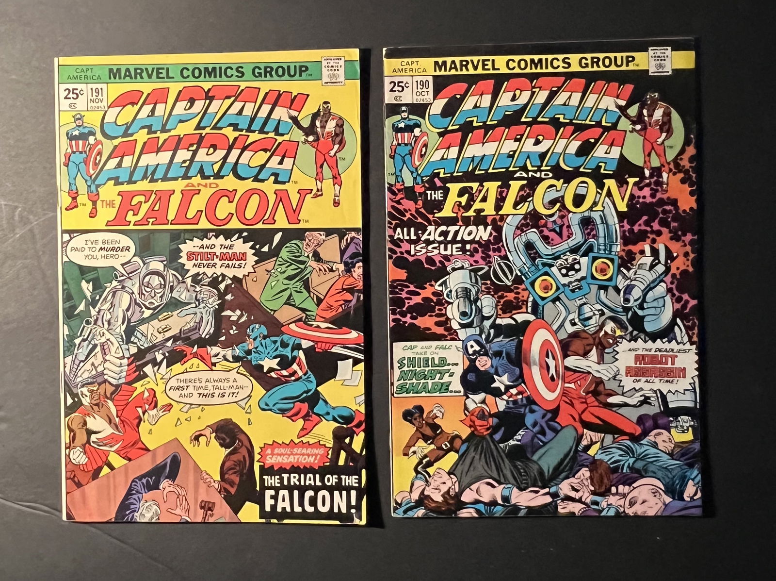 Captain America #190 & #191 Marvel Comic Books (1 of 4)
