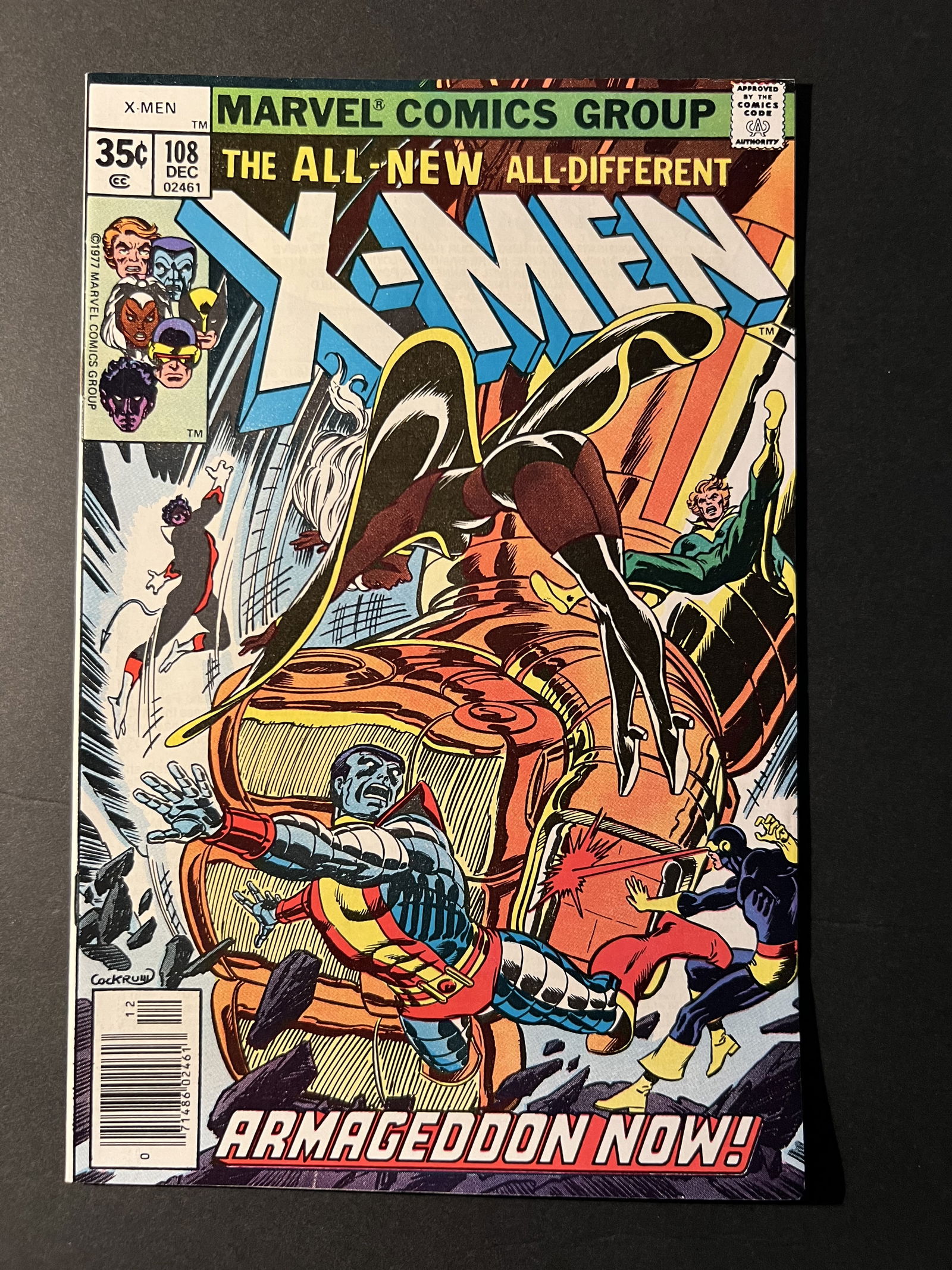 X-Men #108 Marvel 1st John Byrne 1977 Comic Book (1 of 3)