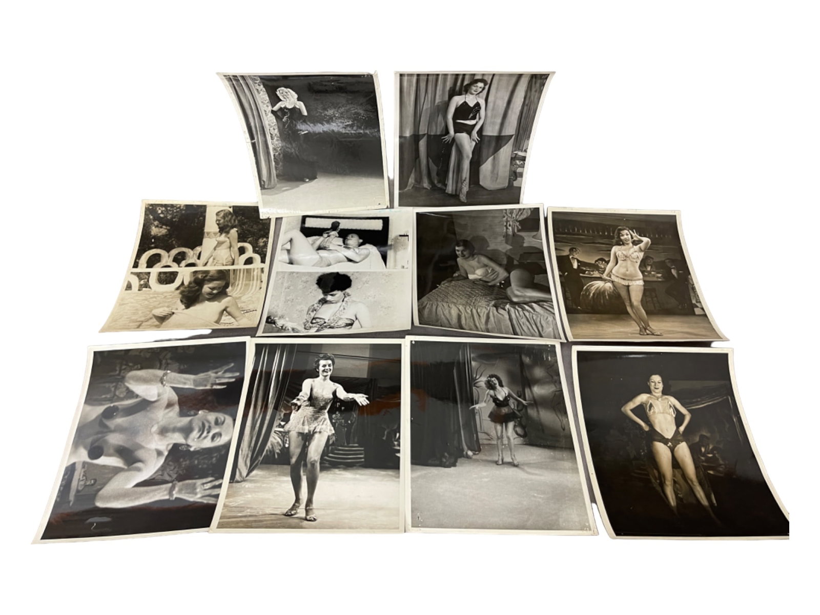Vintage 1950's Original Burlesque Nude Pin up Model Risque Photo 8x10 Black & White Photographs: Vintage 1950's Original Burlesque Nude Pin up Model Risque Photo 8x10 Black & White Photographs