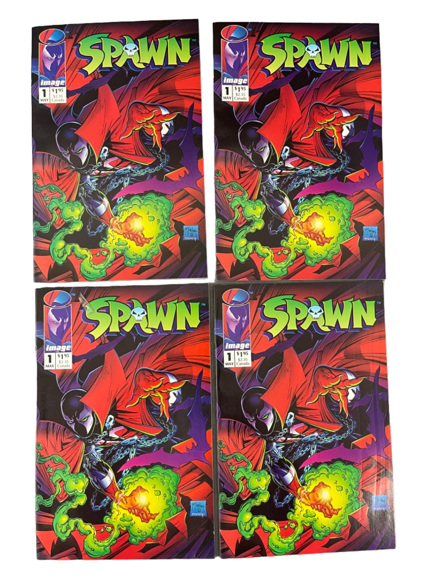 Spawn #1 Comic Book Collection Lot (1 of 5)