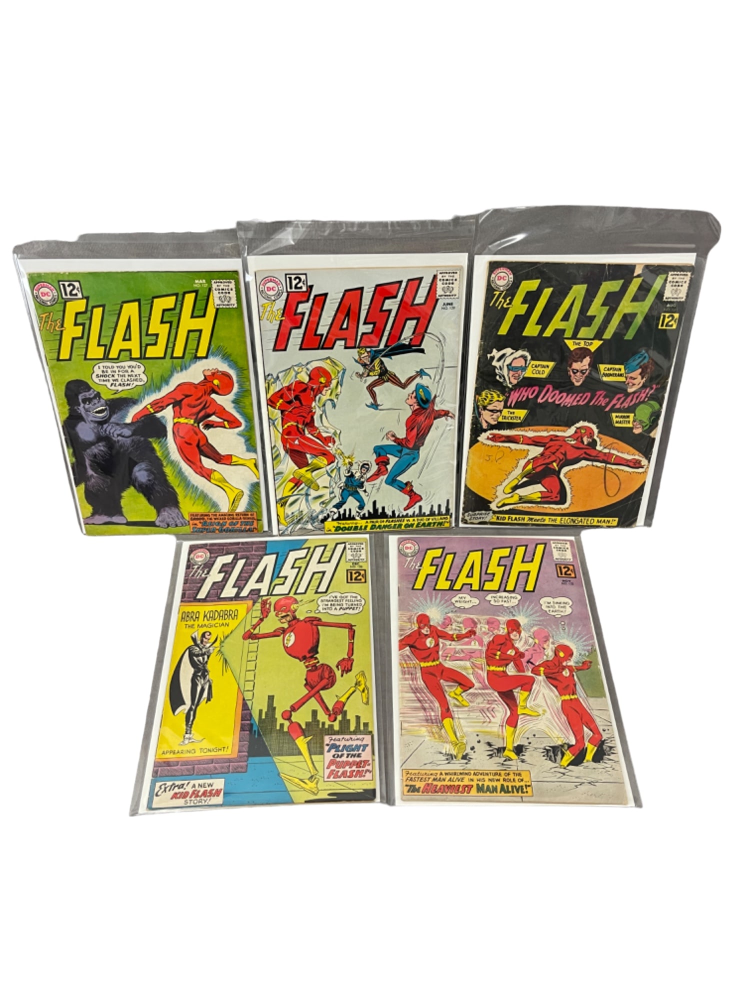 The Flash #127, #129, #130, #132, #133 DC Comic Book Collection Lot of 5 (1 of 7)