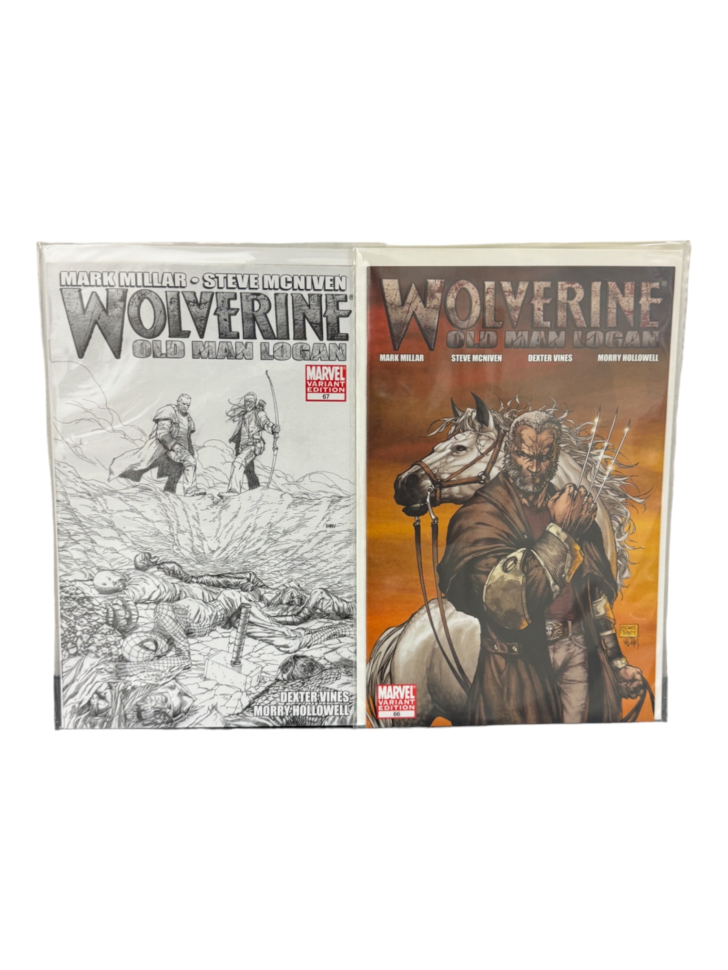 Wolverine #66 & #67 Old Man Logan Variant Edition Comic Books (1 of 4)