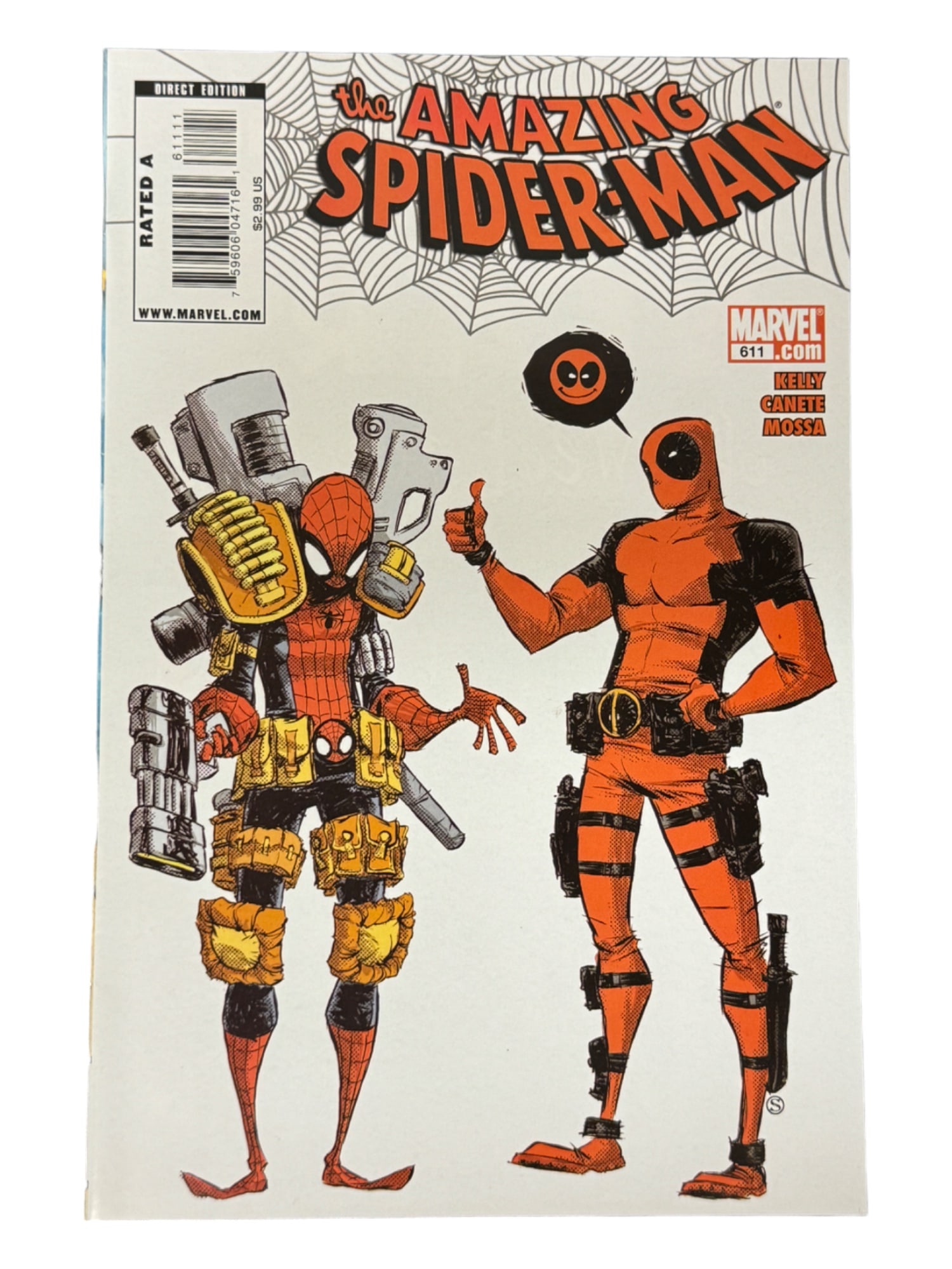 Amazing Spider-Man #611 Skottie Young Deadpool Cover Marvel Comic Book (1 of 3)
