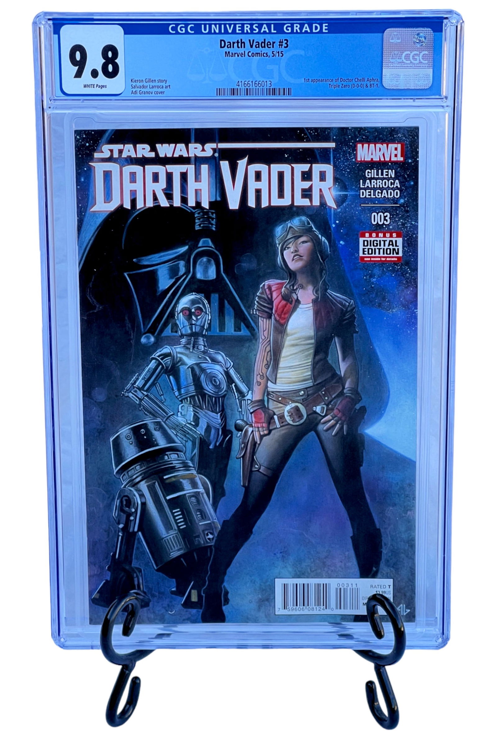 Comic Book Star Wars: Darth Vader #3 CGC 9.8 1st Appearance Doctor Aphra Key (1 of 6)