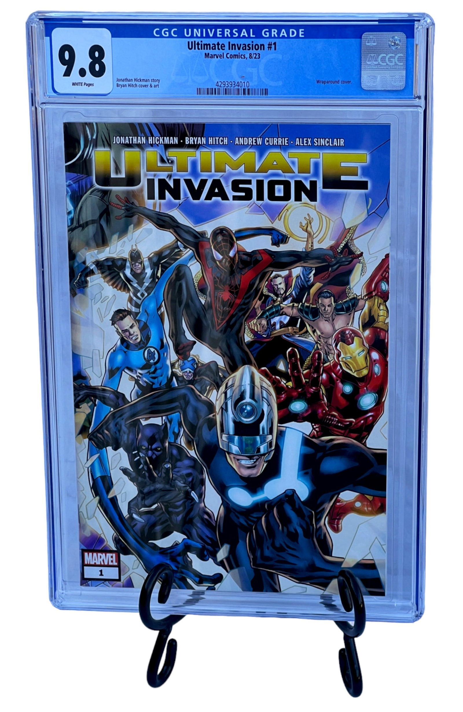 COMIC BOOK Ultimate Invasion #1 Marvel Comics August 2023 CGC 9.8 Wraparound First Print (1 of 5)