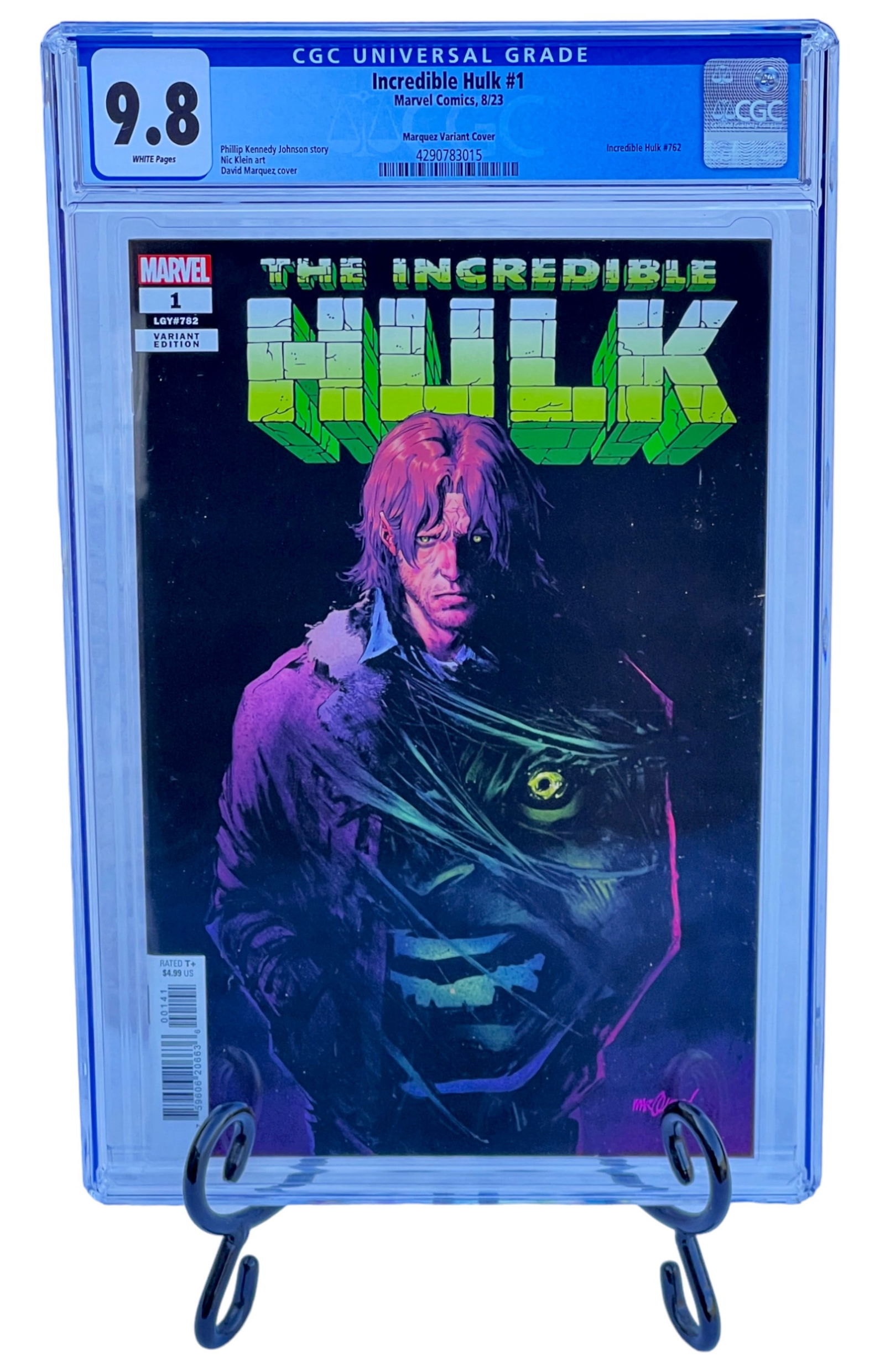 INCREDIBLE HULK 1 (DAVID MARQUEZ VARIANT) 2023 COMIC BOOK  Marvel CGC 9.8 (1 of 4)