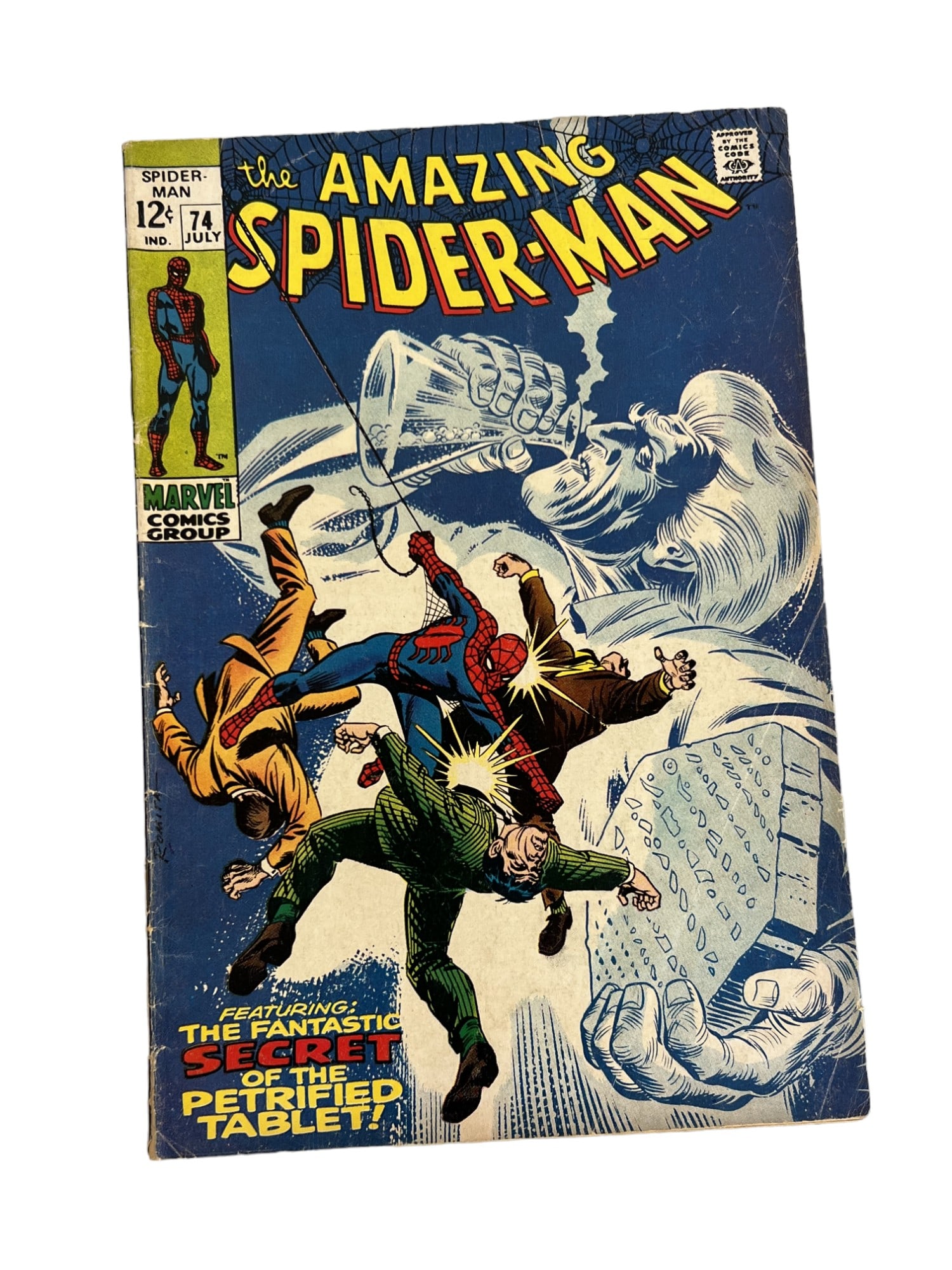 COMIC BOOK THE AMAZING SPIDERMAN 74 MARVEL COMIC 12c (1 of 3)