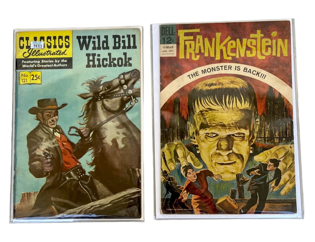 COMIC BOOK CLASSICS ILLUSTRATED #121 Wild Bill Hickok FRANKENSTEIN #1 12c (1 of 6)