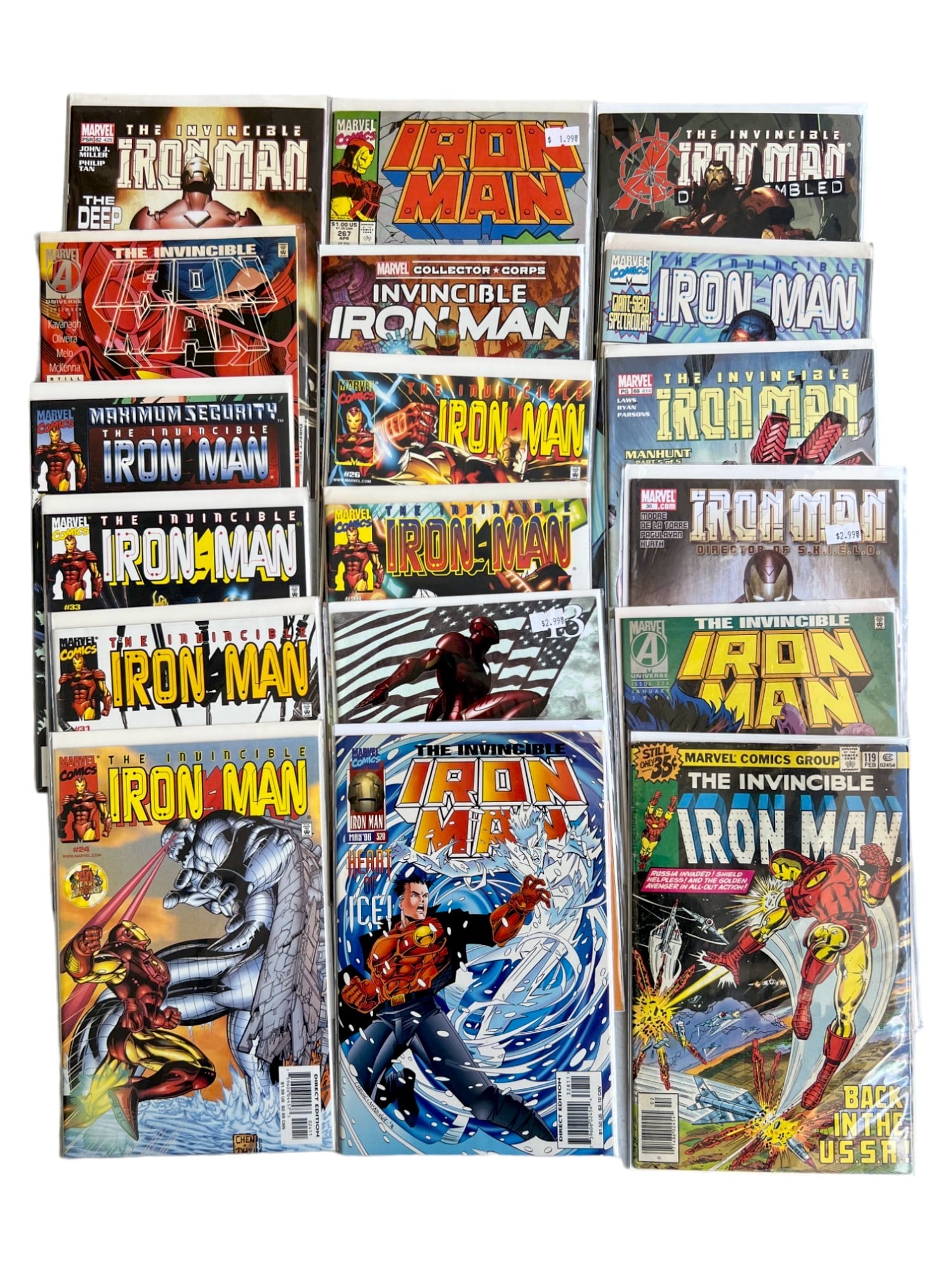 Comic Book Iron Man Collection lot 18 Marvel Comics (1 of 14)