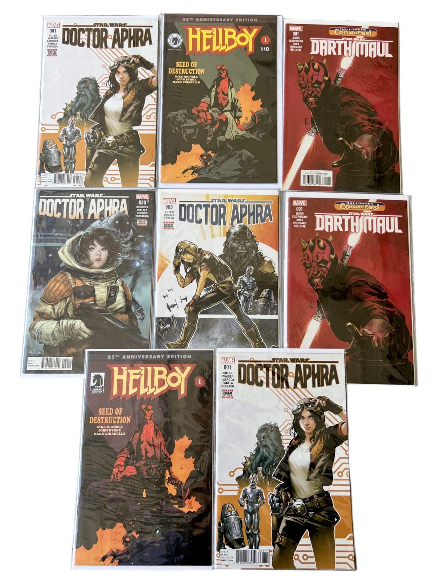 Comic Book Star Wars Ddoctor APHRA, Darthmaul Hell Boy (1 of 13)