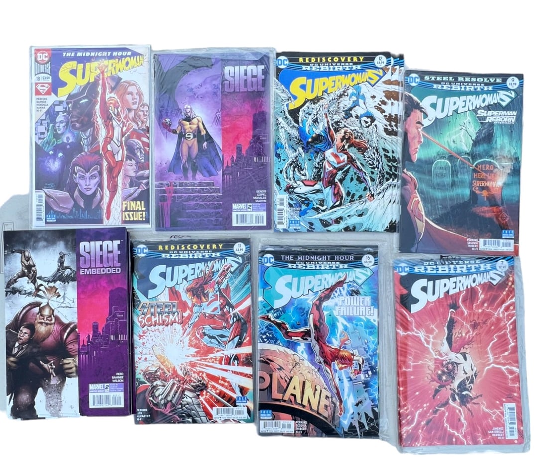 COMIC BOOK SUPERWOMANS SIEGE COLLECTION LOT 28 BOOKS DC COMICS ALL NEW (1 of 14)