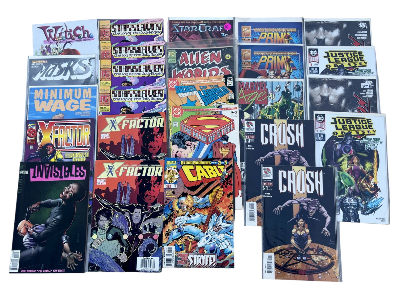 Vintage comic book collection lot 25 Marvel and DC Comics (1 of 8)