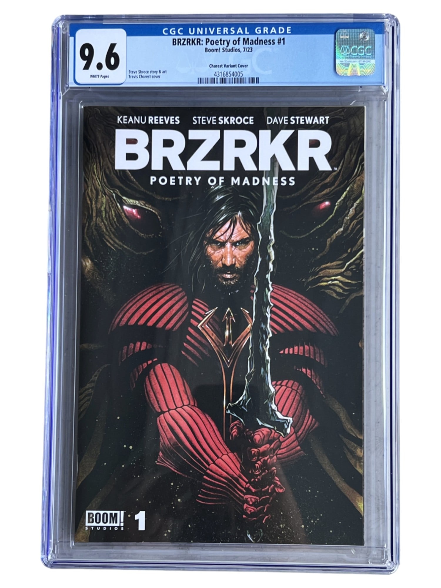 COMIC BOOK BRZRKR POETRY OF MADNESS #1 2023 CGC 9.8 MARVEL COMIC (1 of 4)