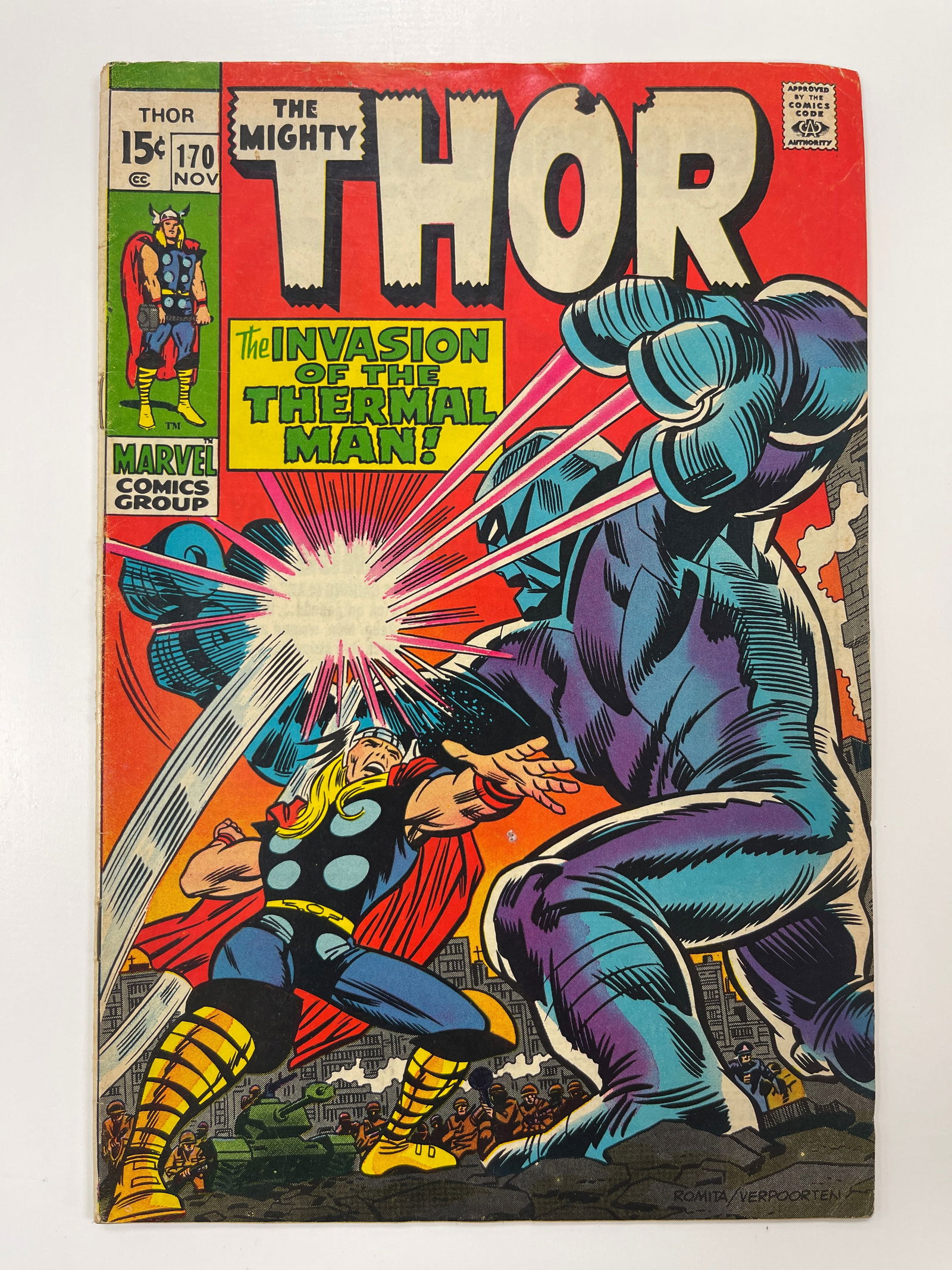 MIGHTY THOR #170 - '"The Wrath of the Wrecker' - KIRBY - HIGH GRADE (1 of 3)