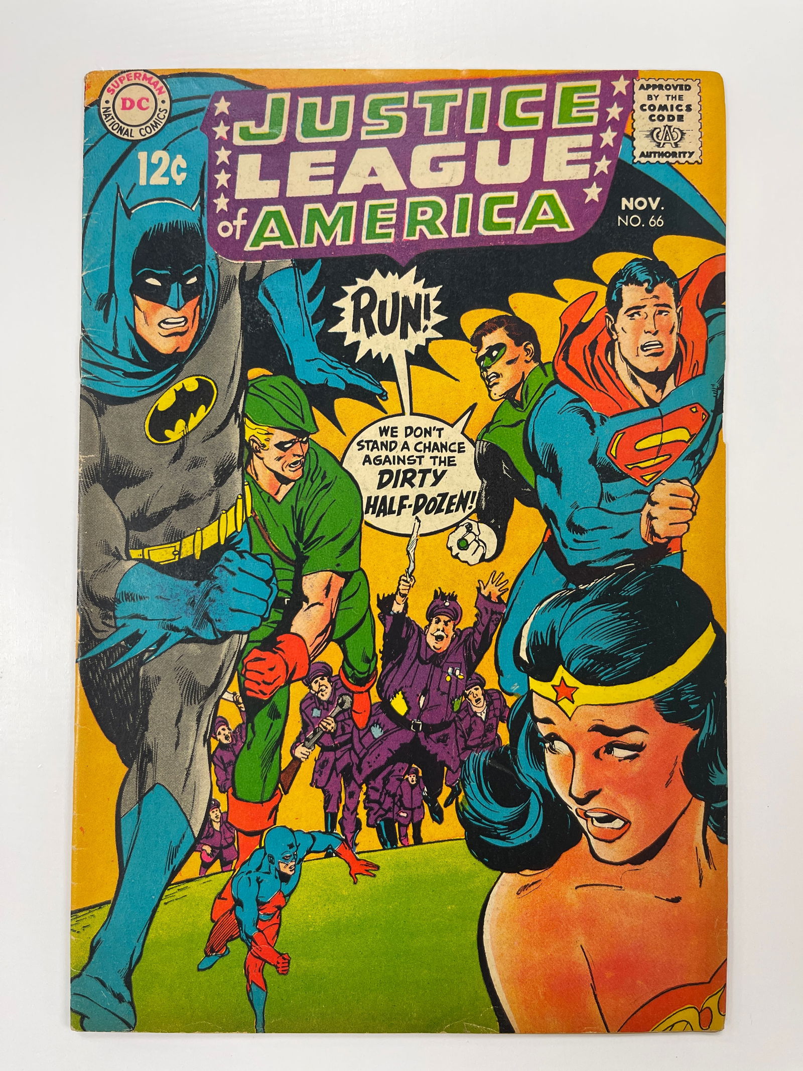 Justice League of America #66 Nice Silver Age Wonder Woman Flash DC 1968 (1 of 3)