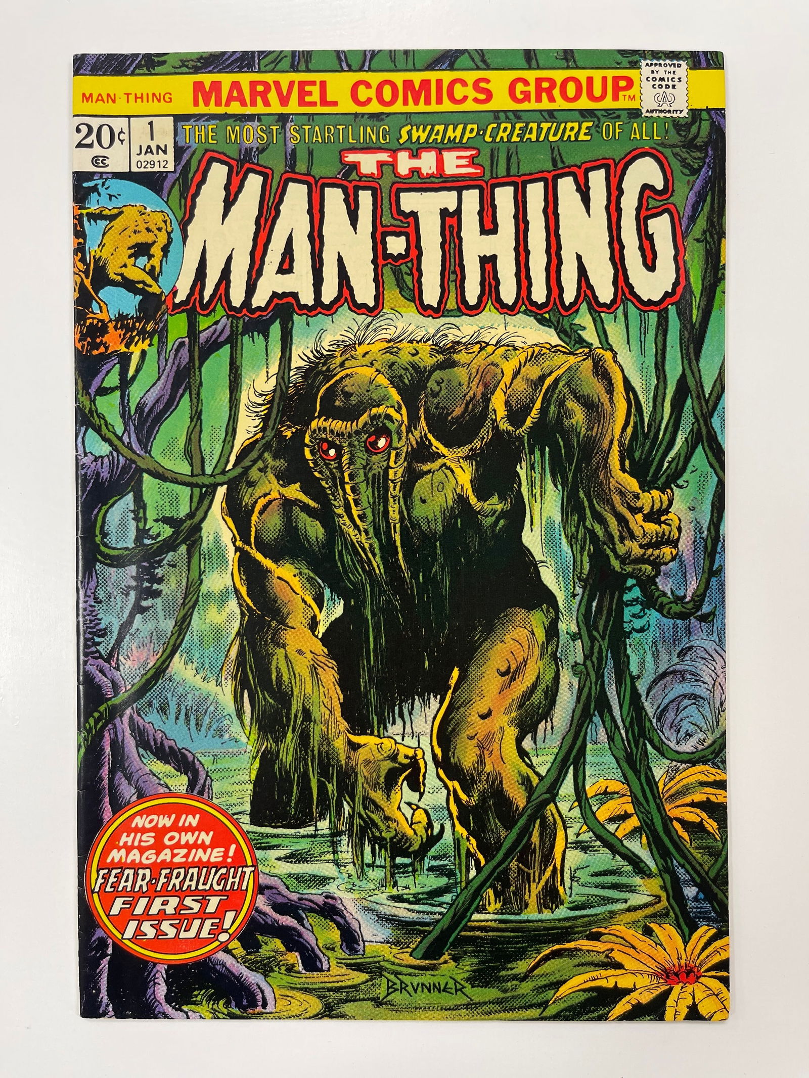 Man-Thing #1 MARVEL 2nd App Howard the Duck & Korrek 1974 Dakimh (1 of 3)