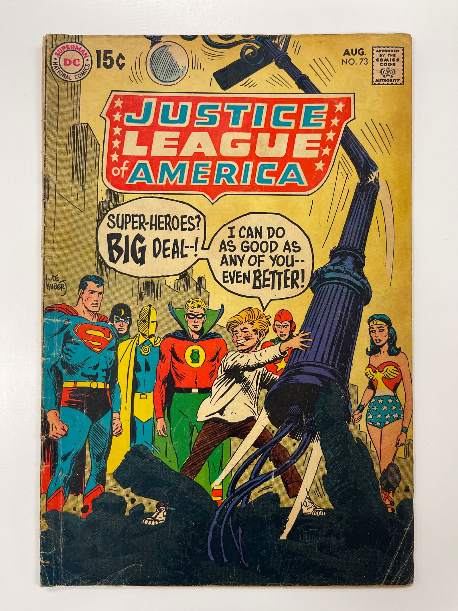 JUSTICE LEAGUE OF AMERICA #73 CLASSIC KUBERT COVER DC COMIC (1 of 3)