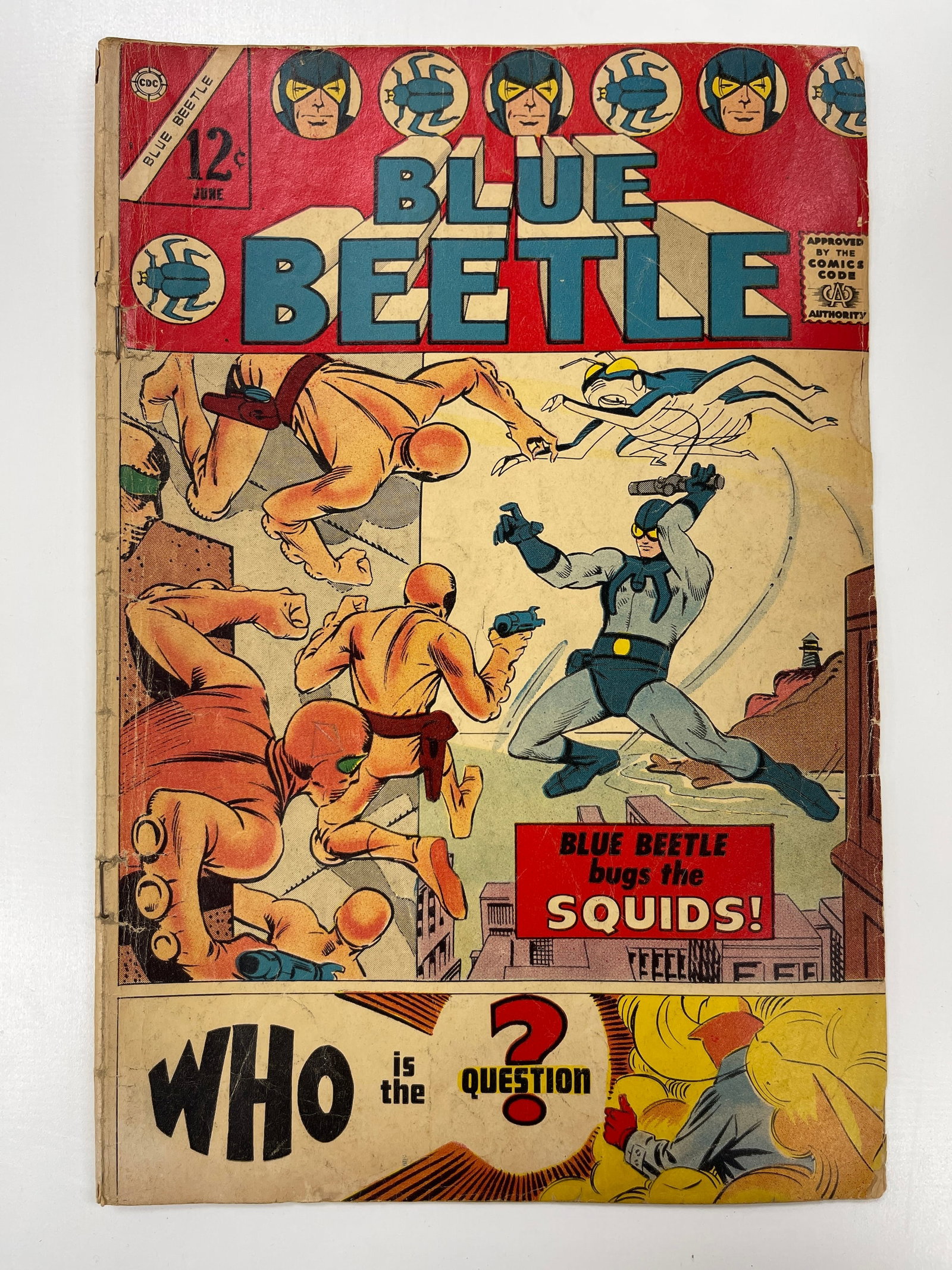 Blue Beetle #1 Chalrton 1967 Steve Ditko Rare Comic Vintage (1 of 3)
