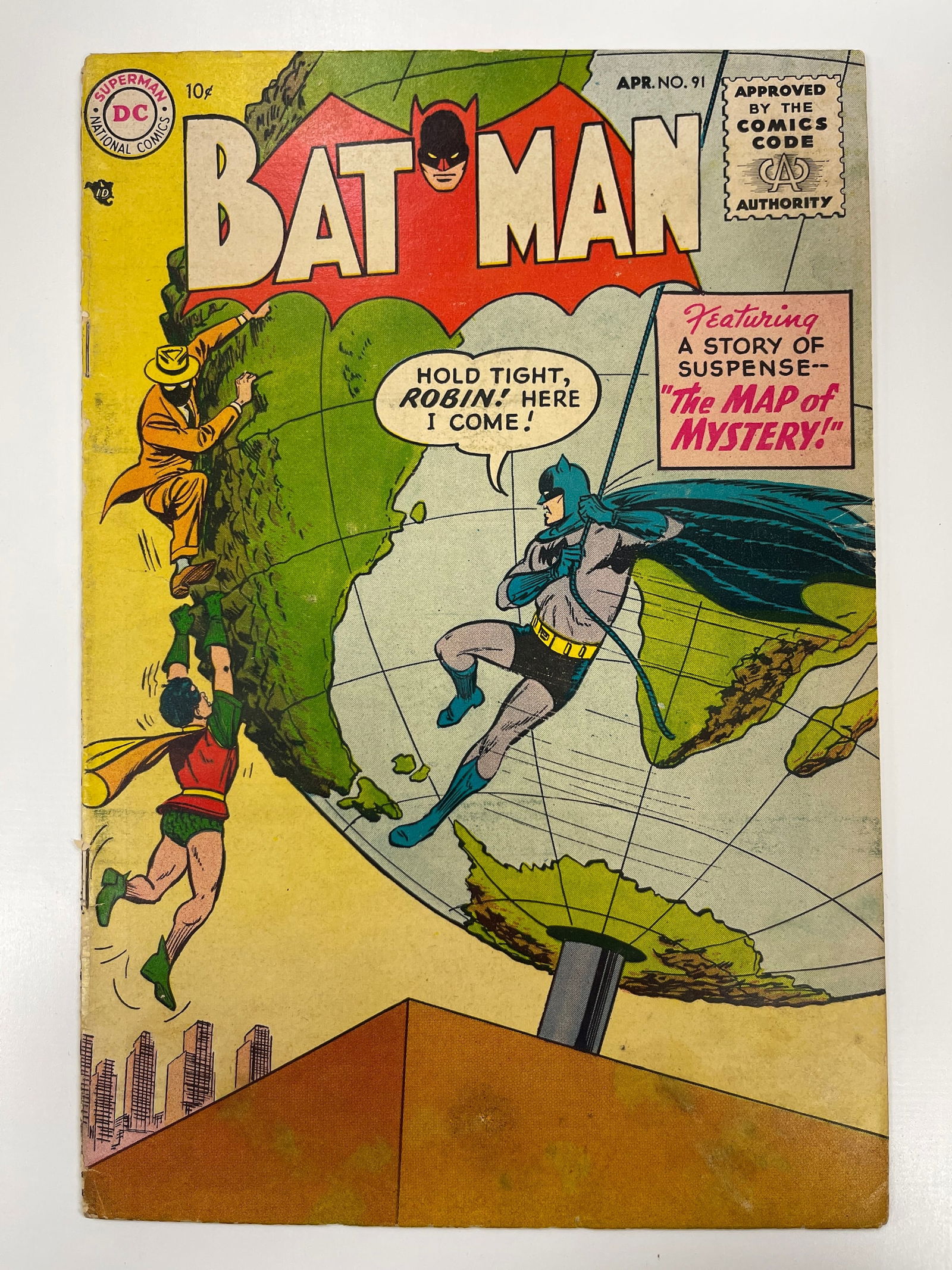 Batman # 91 Nice Golden Age Superhero Vintage DC Comic 1955 (1 of 3)