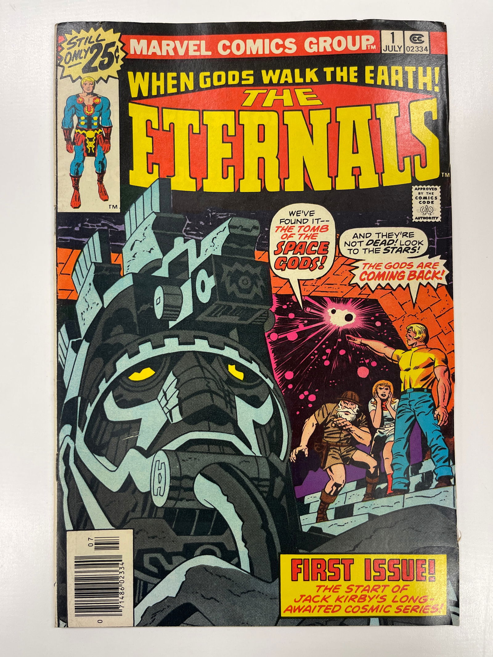 Eternals #1 MARVEL 1976  1st app. Eternals, Ikaris, Makkari, Kro (1 of 3)
