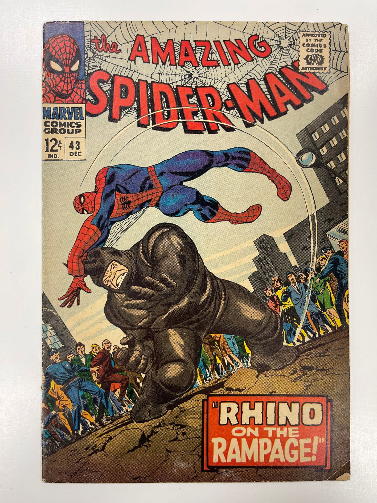 Amazing Spider-Man #43 Silver Age Vintage Marvel Comic 1966 KEY COMIC (1 of 3)