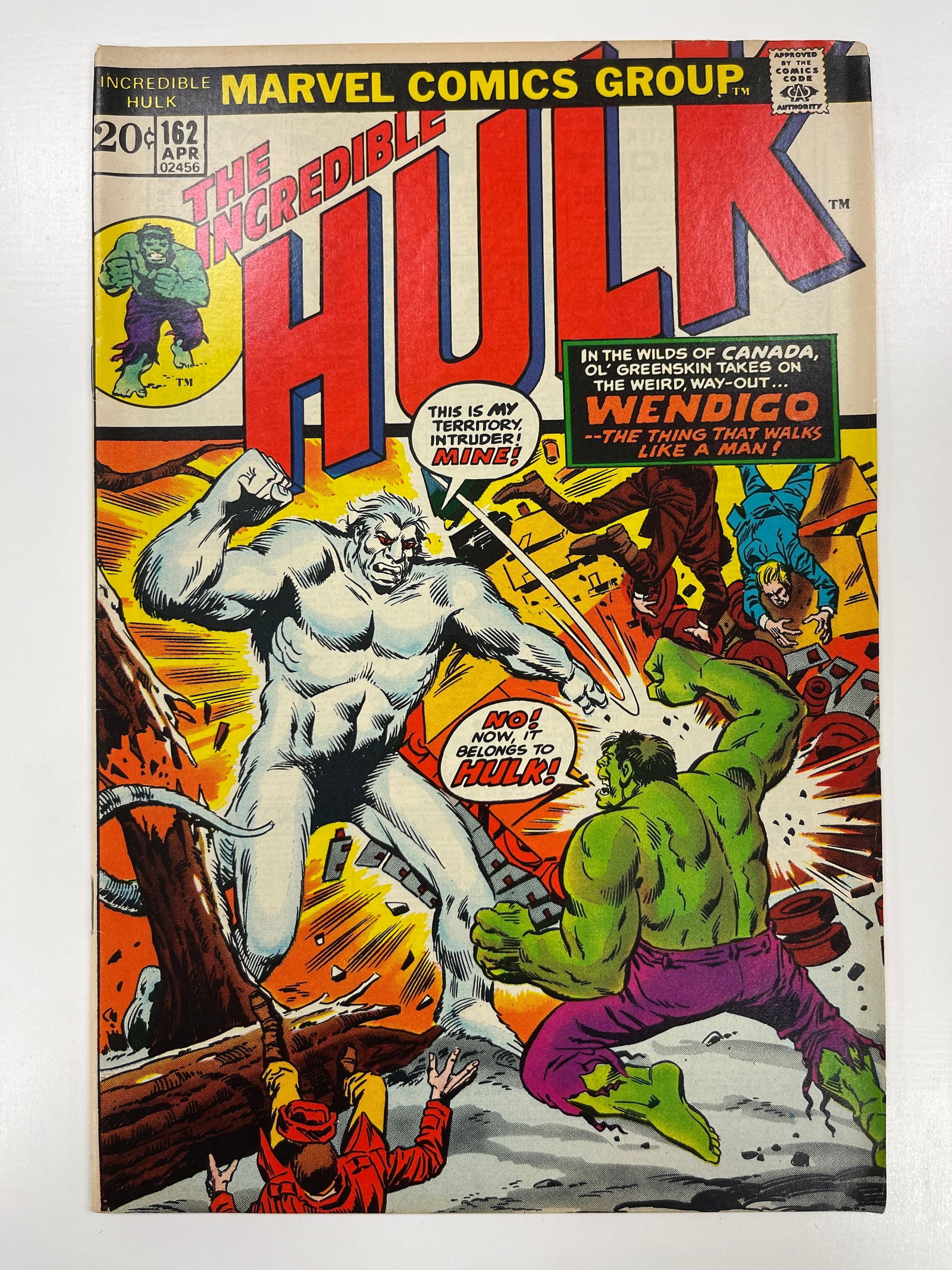 Incredible Hulk #162 MARVEL 1st Appearance of Wendigo (1 of 3)