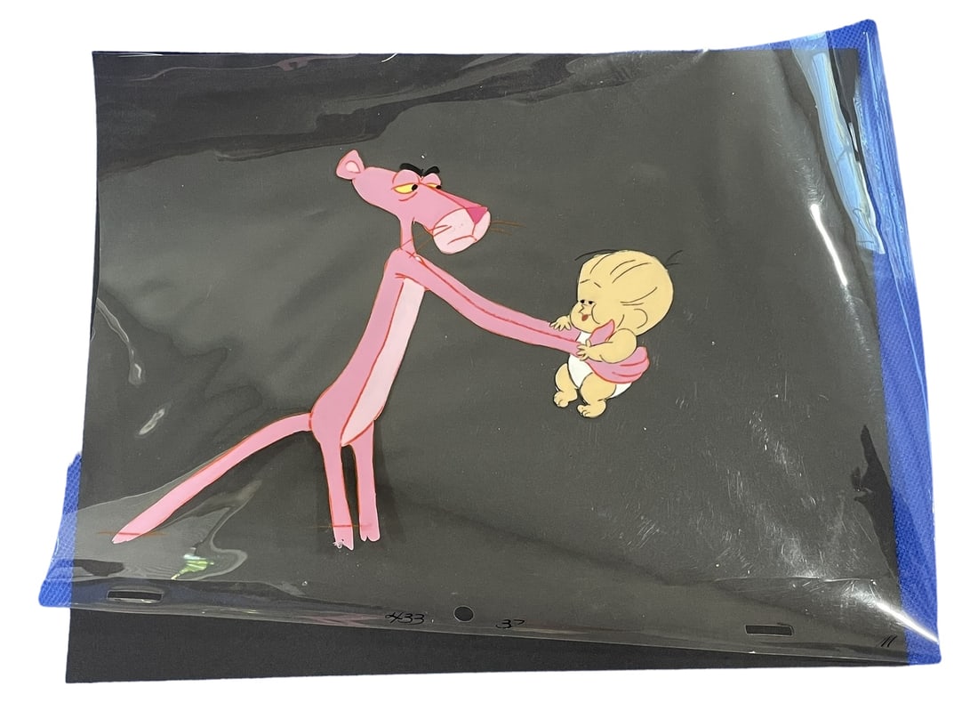 Pink Panther animation cel (1 of 3)