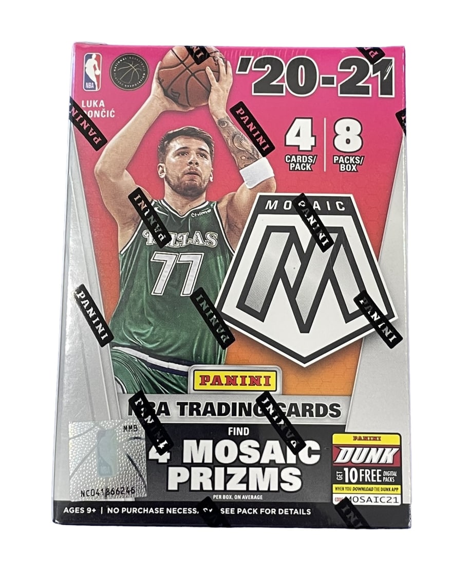 2000-2021 NBA trading cards Panini Mosaic, sealed box: Panini sealed box 2021
