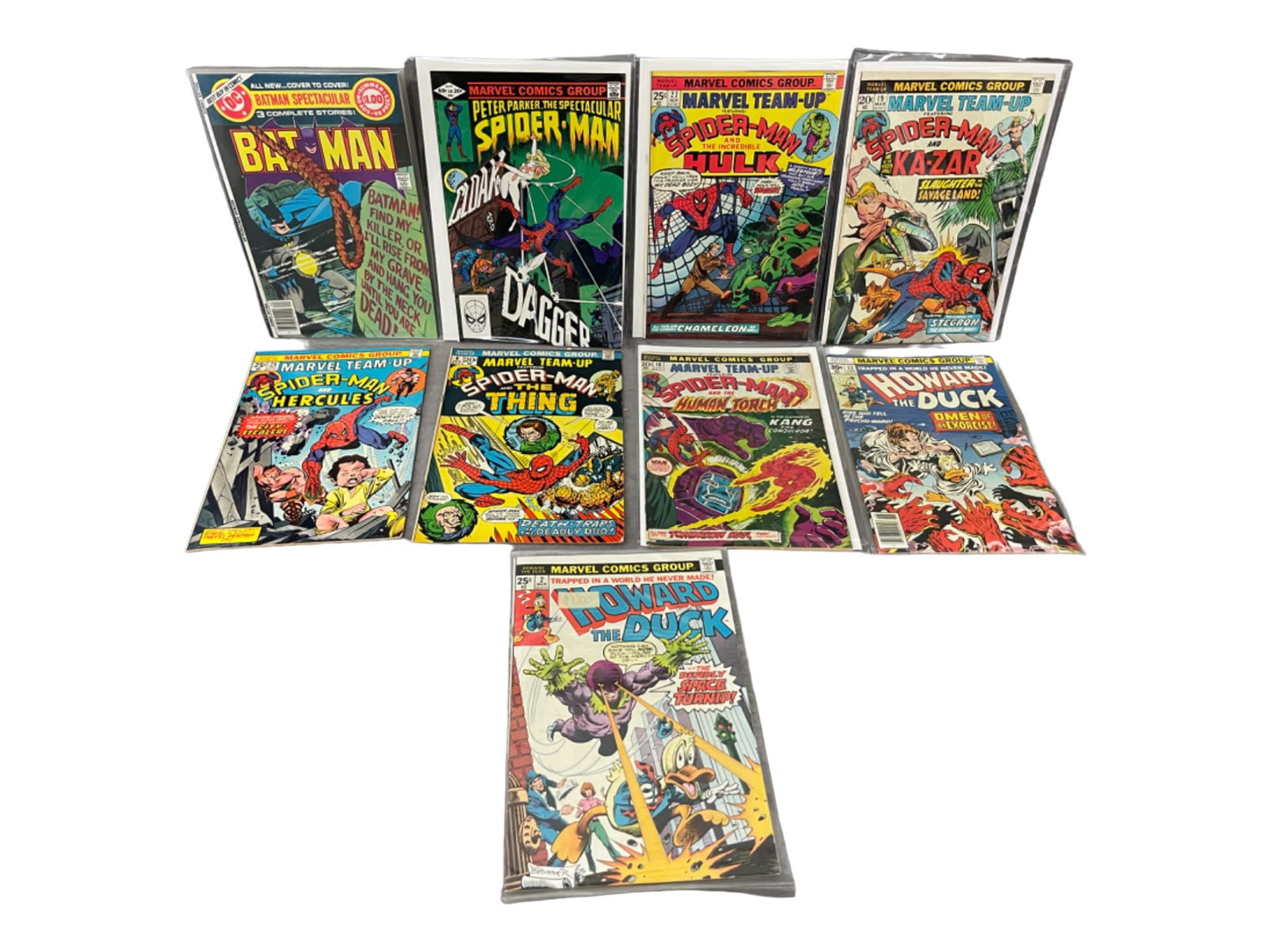 VINTAGE COMIC BOOK COLLECTION SPIDER-MAN BATMAN LOT 9 (1 of 5)